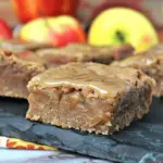 Apple Brownies with Maple Glaze