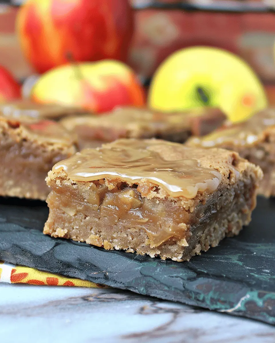 Apple brownies with maple glaze: An indulgent twist on tradition