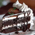 Chocolate Tuxedo Cake