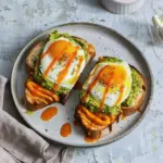 Sriracha Pesto Eggs Sandwich