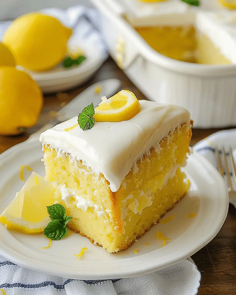 Super Easy Lemonade Cake Recipe for a Refreshingly Sweet Treat