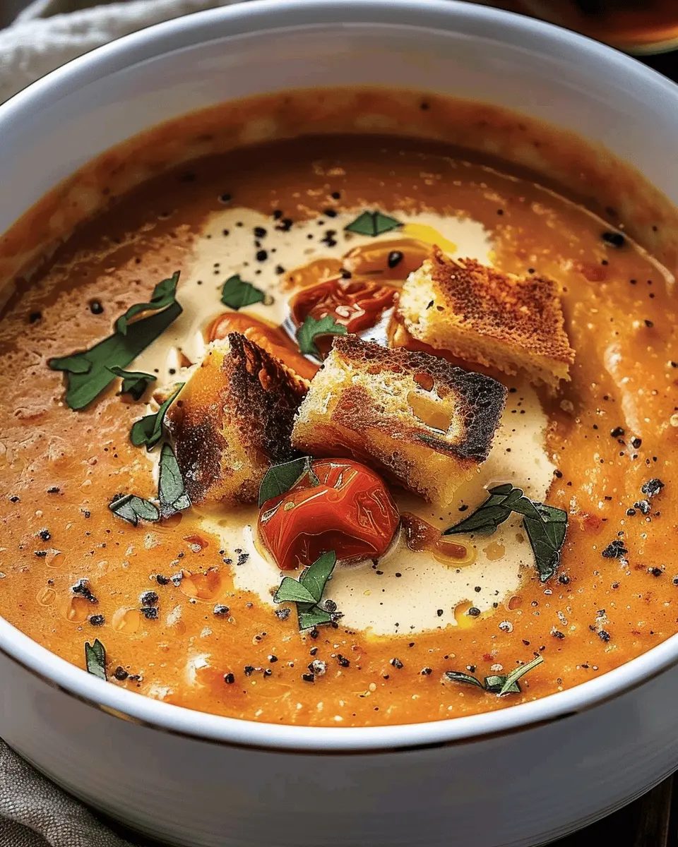 Creamy Tomato Bisque: The Best Comfort Food for Cozy Nights