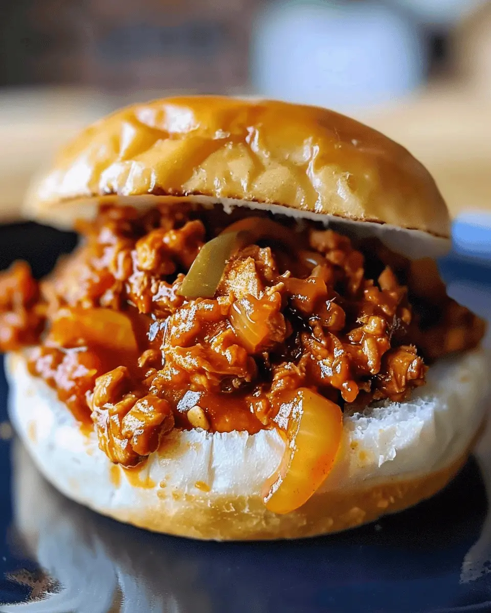 Cajun Chicken Sloppy Joes: Easy, Flavorful Comfort Food Delight