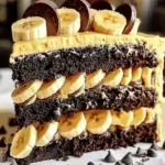 Double Chocolate Banana Layer Cake