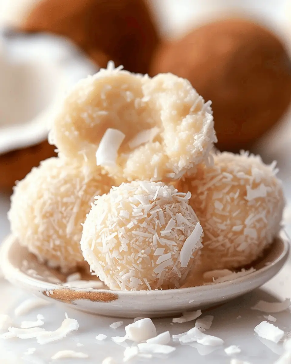 No Bake Coconut Cream Balls: Easy Indulgence for Sweet Cravings
