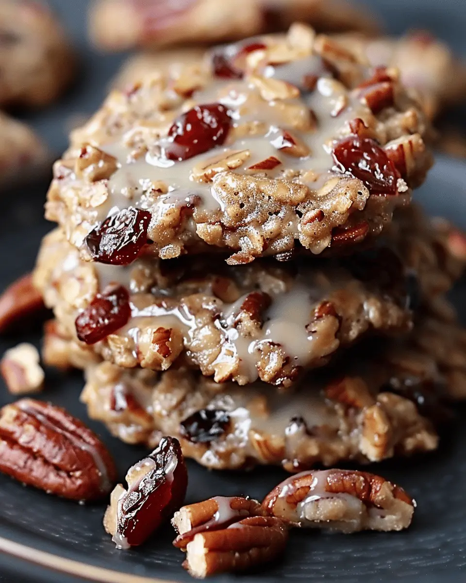 No Bake Cranberry Pecan Praline Cookies: Easy Indulgence at Home