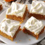 Pumpkin Bars with Cream Cheese