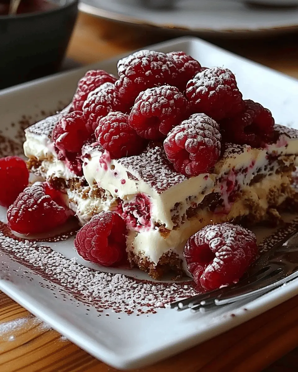 Raspberry Tiramisu: A Delightfully Easy Twist on Tradition