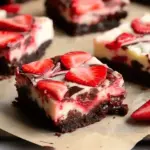 Strawberry Cheesecake Brownies