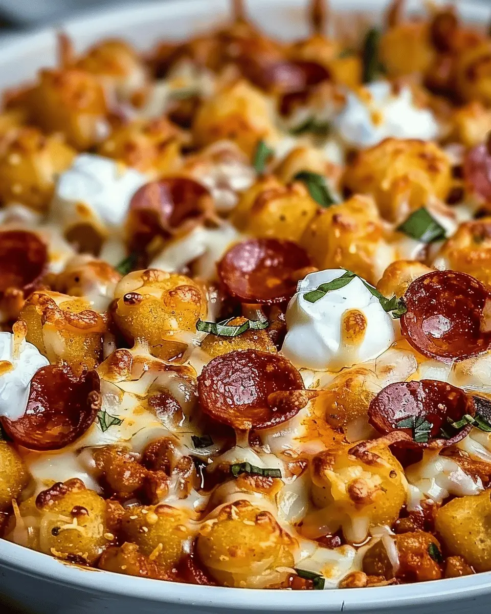 Tater Tot Pizza Casserole: The Best Indulgent Comfort Dish
