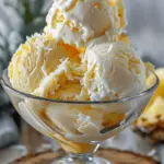 pineapple Coconut Glow Ice Cream