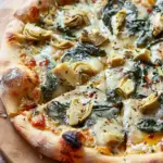 Spinach and Artichoke Pizza