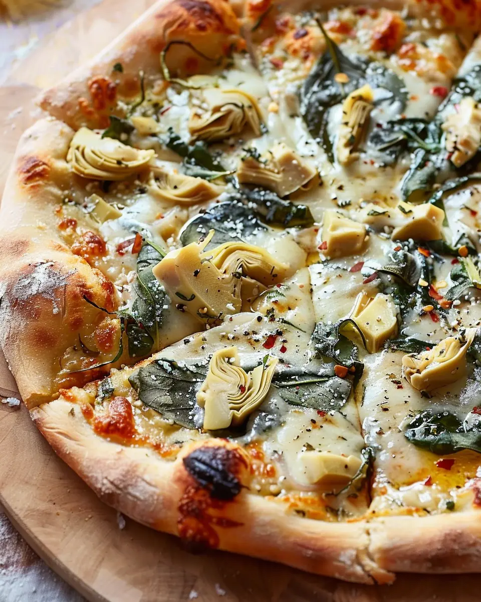 Spinach and Artichoke Pizza: The Best Healthy Indulgence at Home
