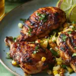 Smoky Chicken with Charred-Corn Salad