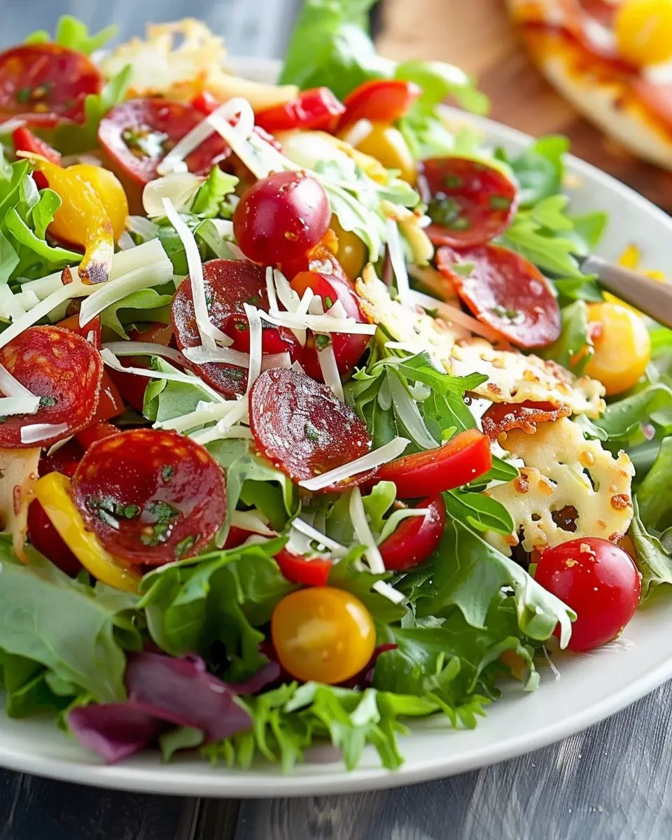 Pepperoni Pizza Salad: A Delicious Twist on a Classic Favorite