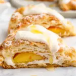 Air Fryer Peach and Cream Scones