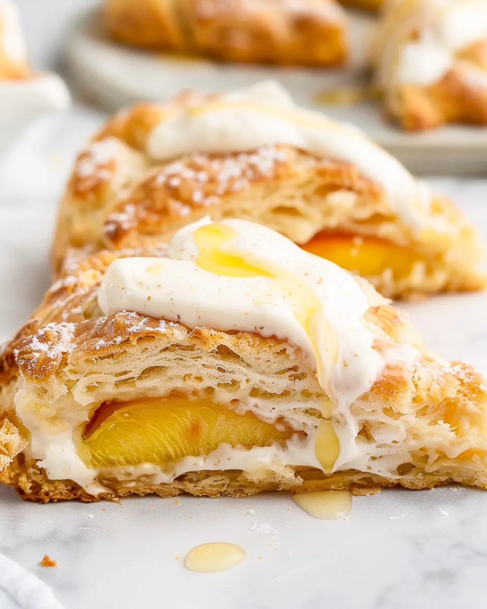 Air Fryer Peach and Cream Scones: Easy Indulgence at Home