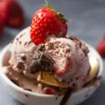 Chocolate Covered Strawberry Protein Ice Cream