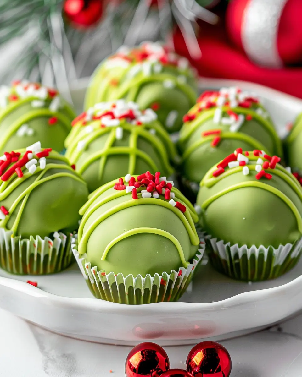 Irresistible No-Bake Grinch Truffles: Easy Holiday Treats to Love