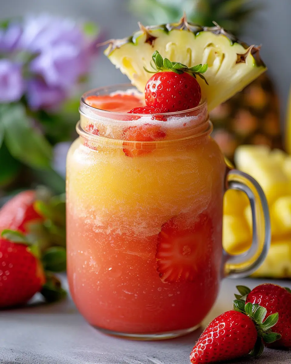 Pineapple Strawberry Agua Fresca: A Refreshing Delight Recipe