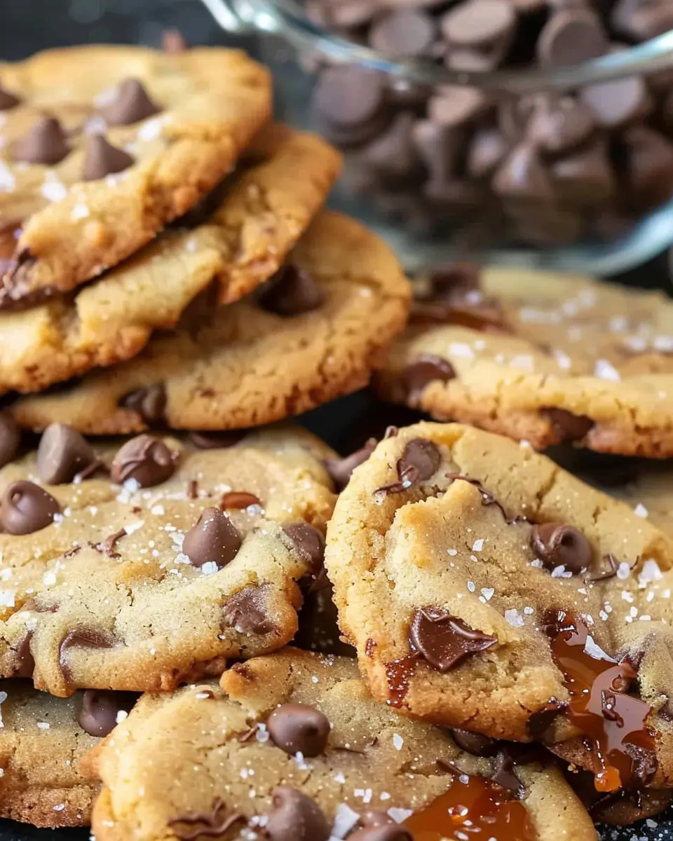 Air Fryer Salted Caramel Chocolate Chip Cookies: The Best Treats