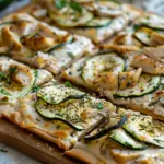 Chicken and Zucchini Flatbread