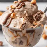 Ninja Creami Dairy Queen Snickers Blizzard Copycat Recipe