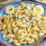 Air Fryer Deviled Egg Pasta Salad