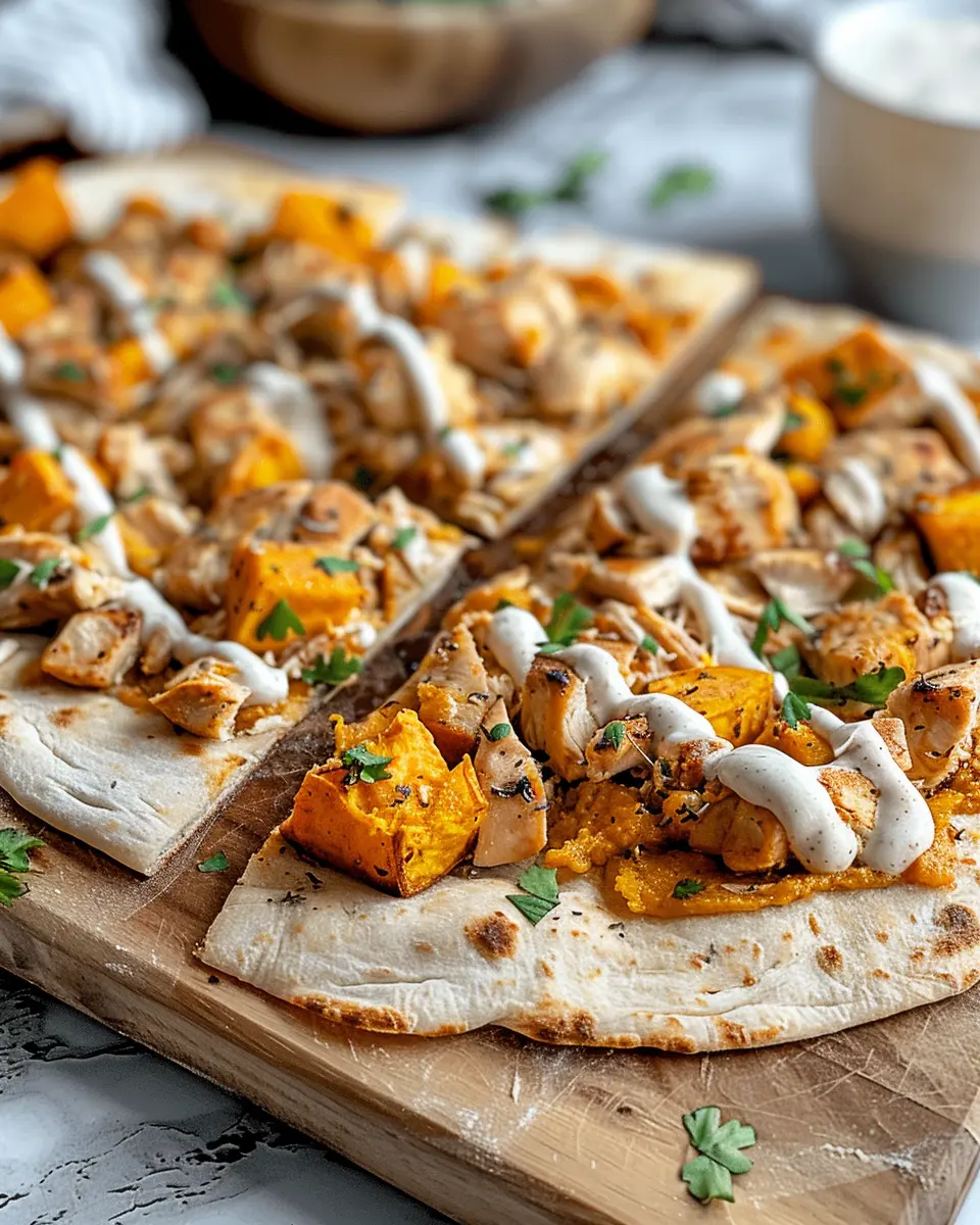 Chicken and Sweet Potato Flatbread: Easy Gourmet Comfort Food