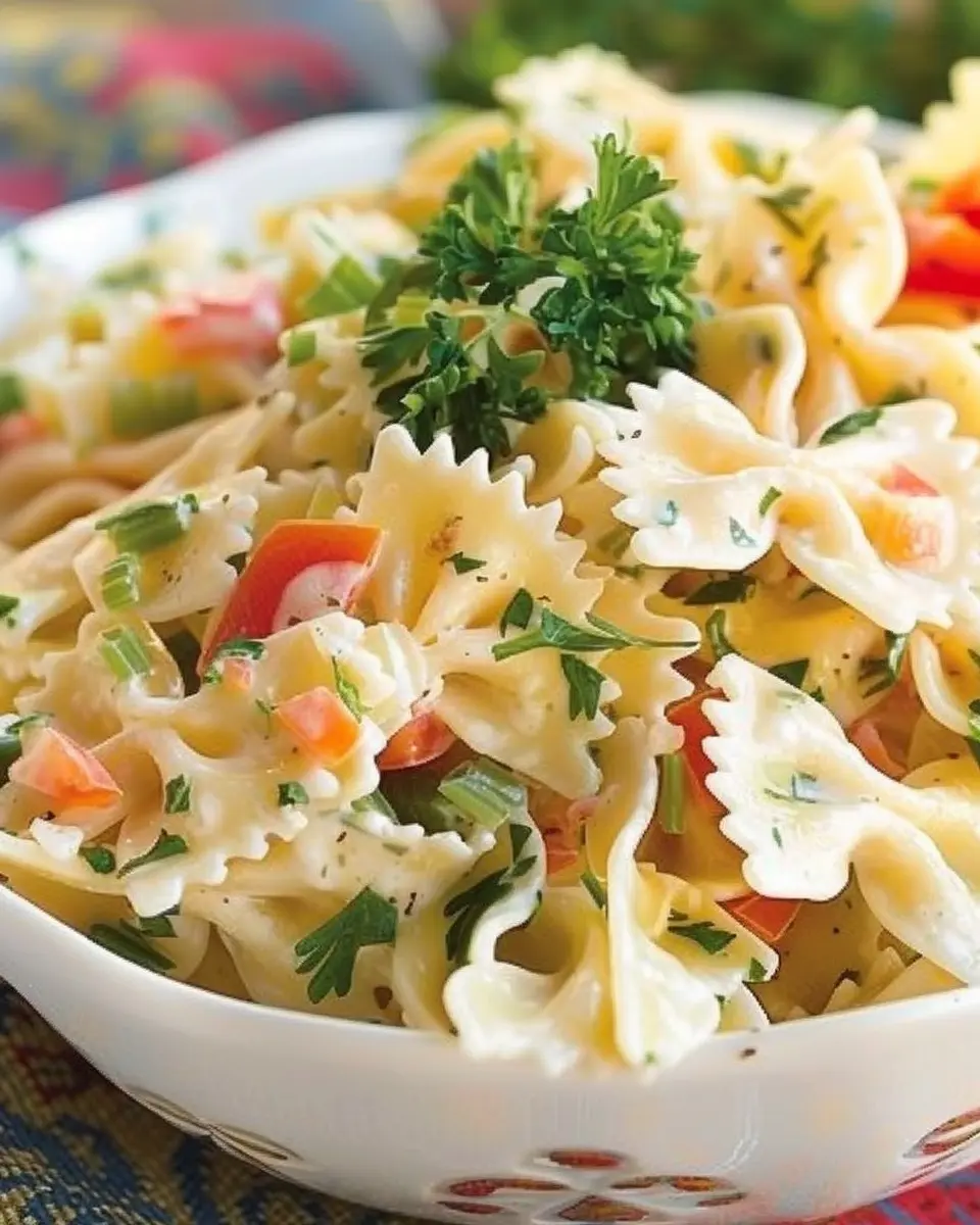 Paula Deen’s Bow-Tie Pasta Salad: The Best Turkey Bacon Delight