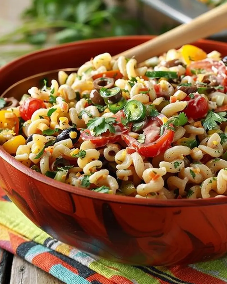 Southwest Pasta Salad: Easy, Flavorful, and Turkey Bacon Delight