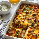 Sausage-Hash Brown Breakfast Casserole
