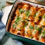 Buffalo Chicken Enchiladas