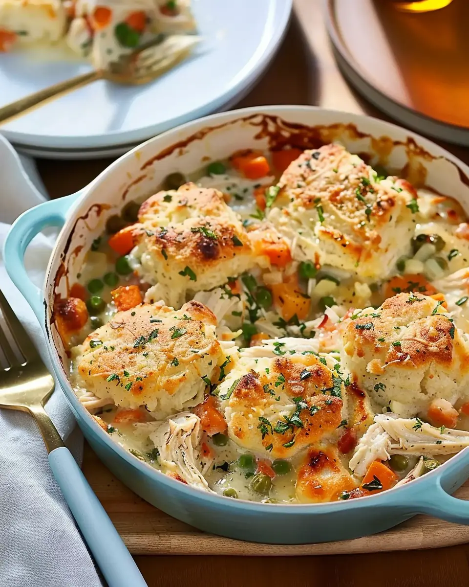 Chicken-And-Biscuit Casserole: Easy Comfort Food for All Ages