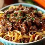 Slow Cooker Beef and Noodles