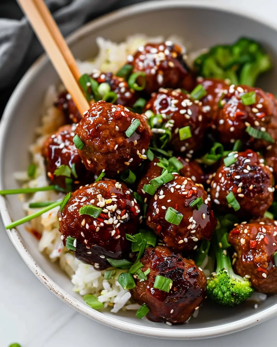 30-Minute Mongolian Beef Meatballs: Easy, Flavor-Packed Dinner