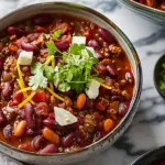Three-Bean Beef Chili