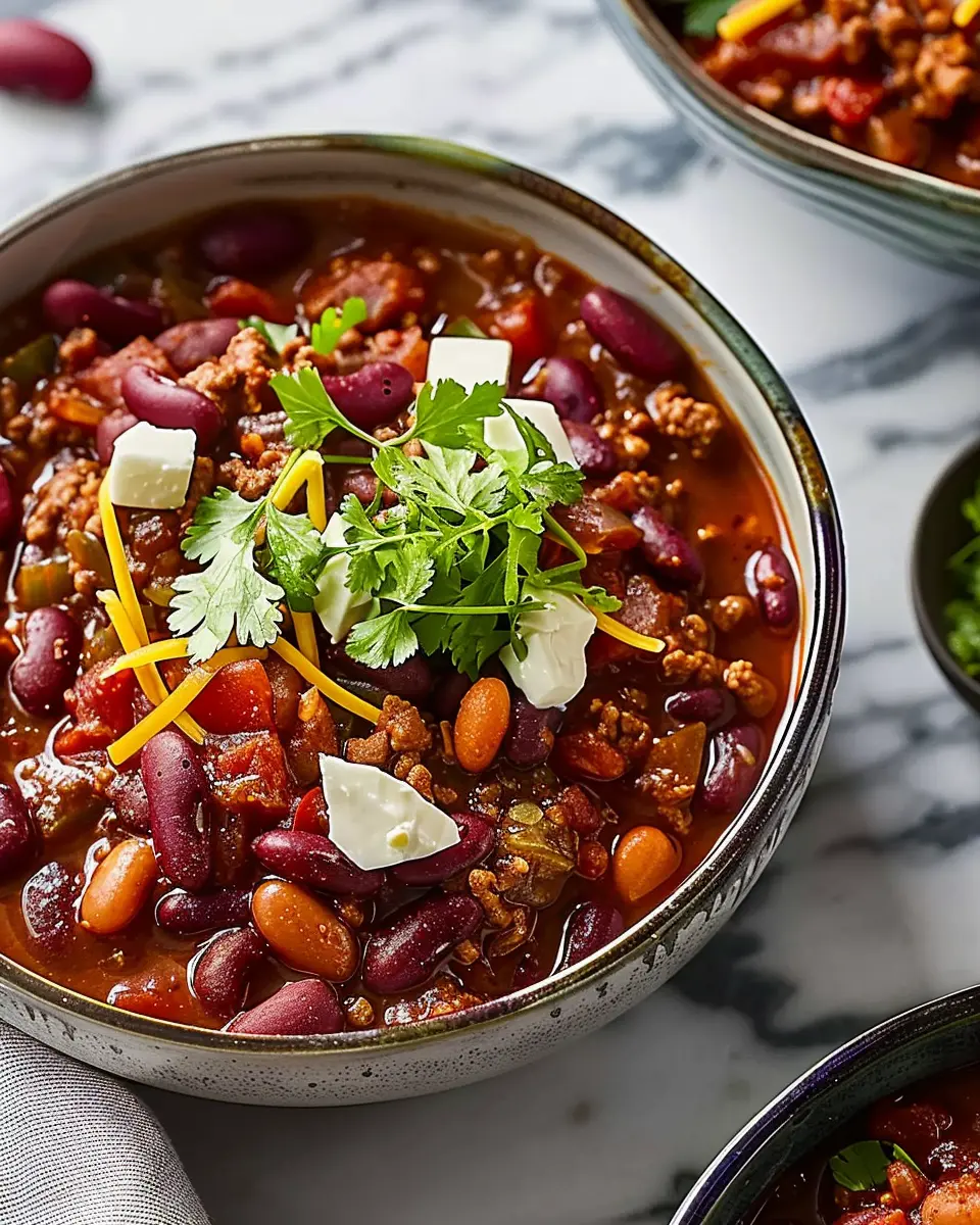 Three-Bean Beef Chili: Easy Comfort Food for Cozy Nights