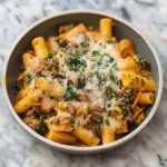 Creamy Parmesan Beef Rigatoni