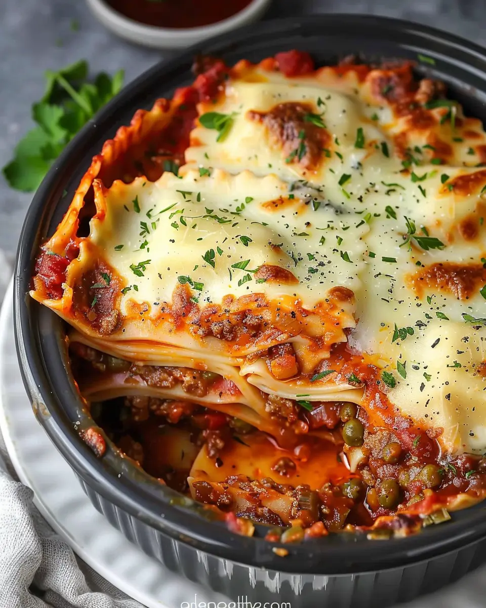 Crockpot Ravioli Lasagna: An Easy Family Favorite for Dinner