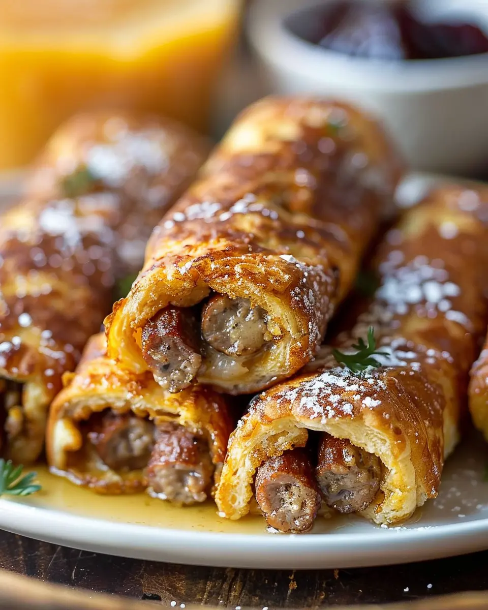 Sausage French Toast Roll-Ups: Easy, Irresistible Breakfast Treats