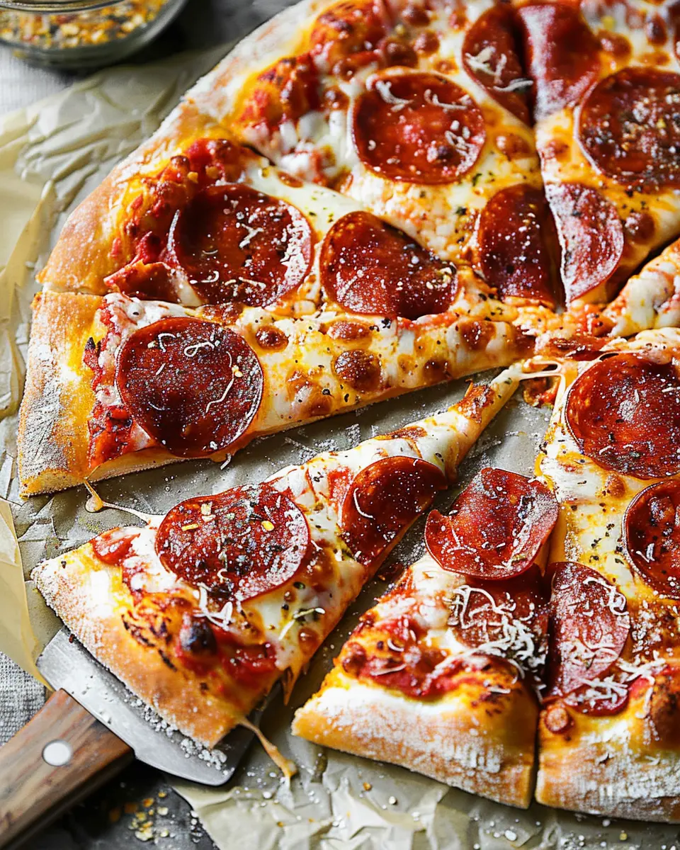 Pepperoni Pizza Perfection: Easy Homemade Recipe with Turkey Bacon