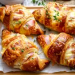Baked Ham and Cheese Croissants