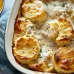 Biscuits-And-Gravy Casserole
