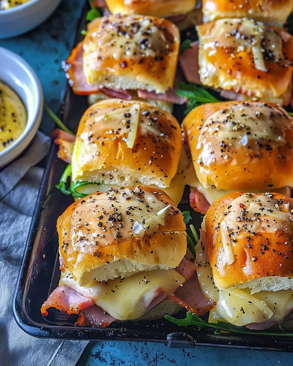 Ham-And-Swiss Sliders: Easy Chicken Ham &amp; Turkey Bacon Delight