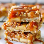 Irresistible Salted Caramel Apple Bars