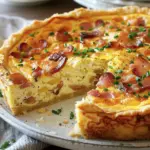 Bacon-and-Cheddar Grits Quiche Recipe