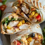 Easy Chipotle Ranch Grilled Chicken Burrito
