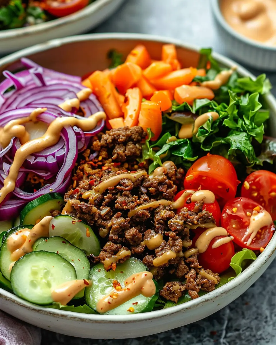 Healthy Burger Bowls: Easy Recipe with Delicious Special Sauce