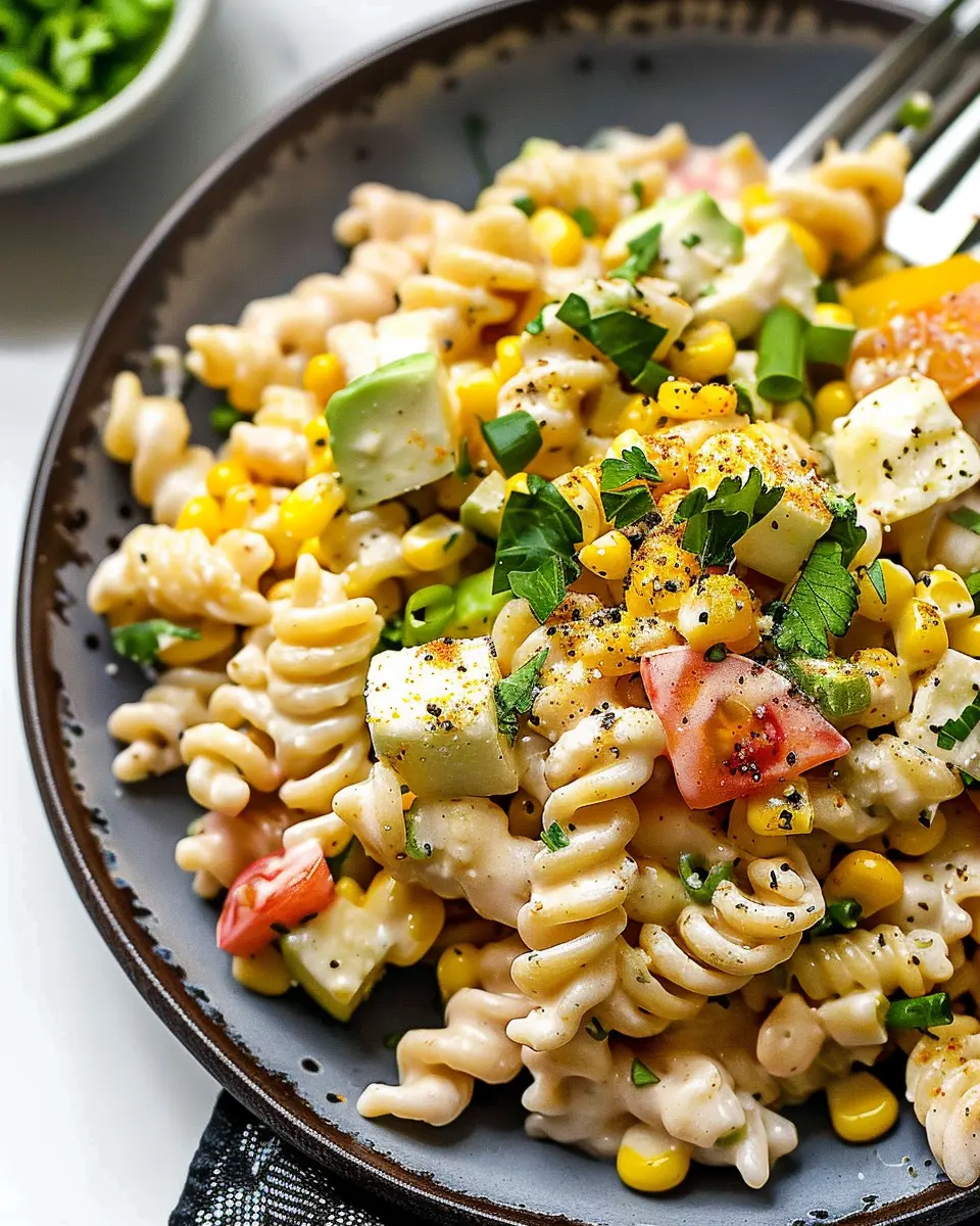 Creamy Street Corn Pasta Salad: A Delicious Twist with Turkey Bacon